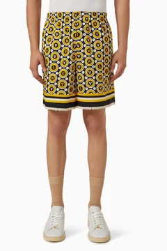 Bulles Royales Bermuda Shorts in Cotton Poplin