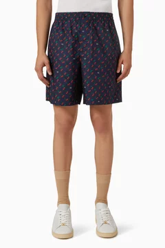 Cherryfic Bermuda Shorts in Cotton Poplin