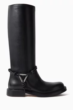 James Knee-high Boots in Leather