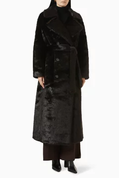 Joni Coat in Faux Fur