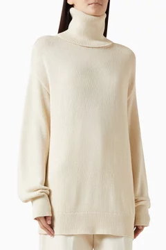 Longline Turtleneck Sweater