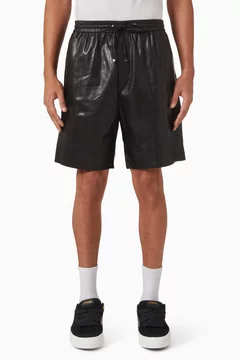MA Carpenter Shorts in Leather