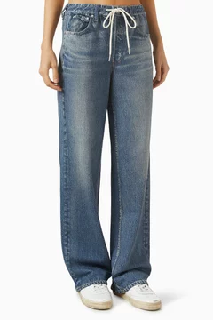 Miramar Drawstring Wide-leg Pants