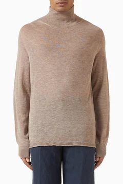 Mock Neck Knit Sweater