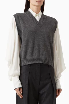 Monilli Vest in Cashmere