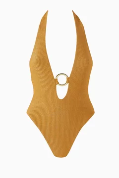 Montego One-piece Swimsuit in Lurex Rib