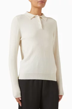 Polo Sweater in Cashmere