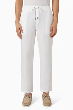 Pull-on Pants in Air Linen