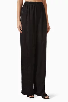 Pyjama Pants in Jacquard-viscose