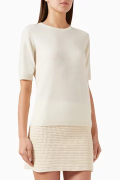 Short-sleeve Sweater in Knit