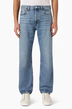 Signature Straight Jeans in Denim