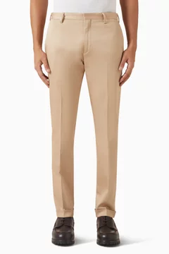 Slim-fit Chino Pants in Organic Cotton Blend