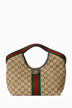 Small Giglio Tote Bag in GG Canvas