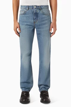 Straight-leg Jeans in Denim