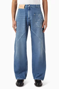 Twisted Workwear Jeans in Denim