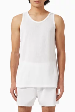 Underwear Vest in Cellular Cotton