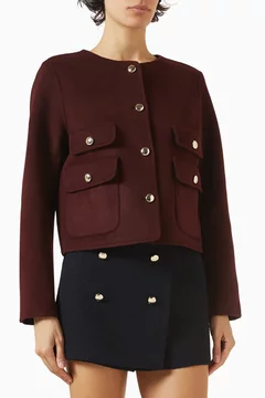 Valentine Reversible Jacket in Double-faced